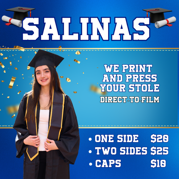 Graduation Stoles – DTF Printing & Embroidery Custom Designs