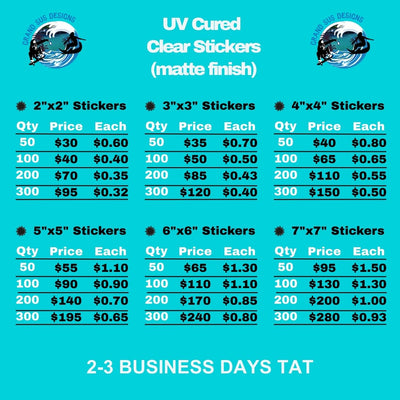 Clear Stickers