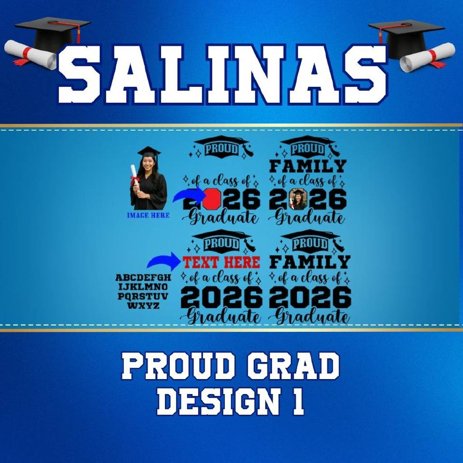 Custom Graduation Shirts for Family | Add Photo, Name & School Colors | Personalized Grad Tees