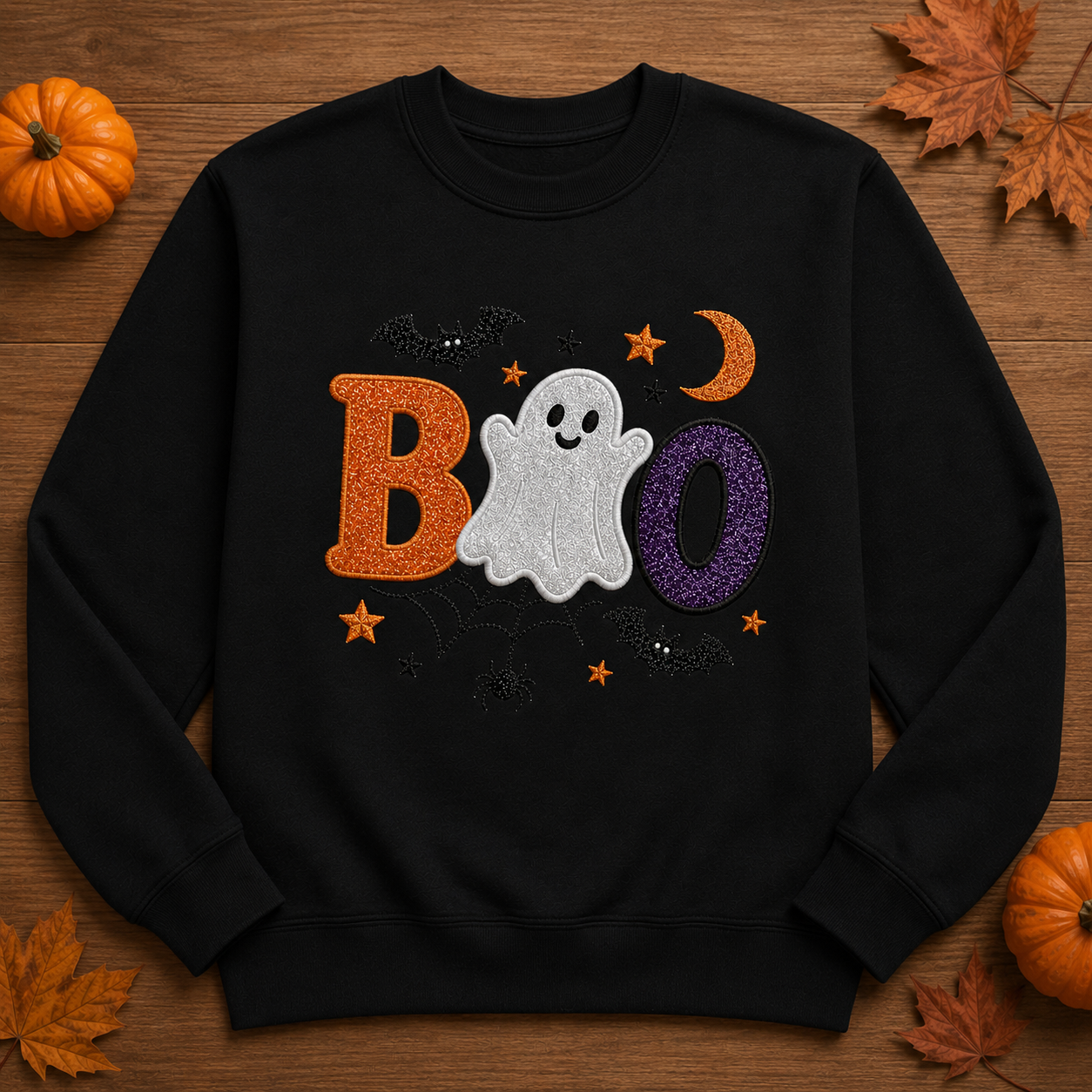 Custom Halloween Glitter Sweater | Choose Glitter or Felt