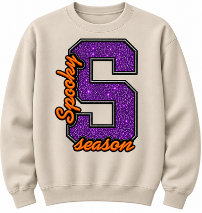 Custom Halloween Glitter Sweater | Choose Glitter or Felt