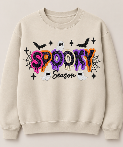 Custom Halloween Glitter Sweater | Choose Glitter or Felt