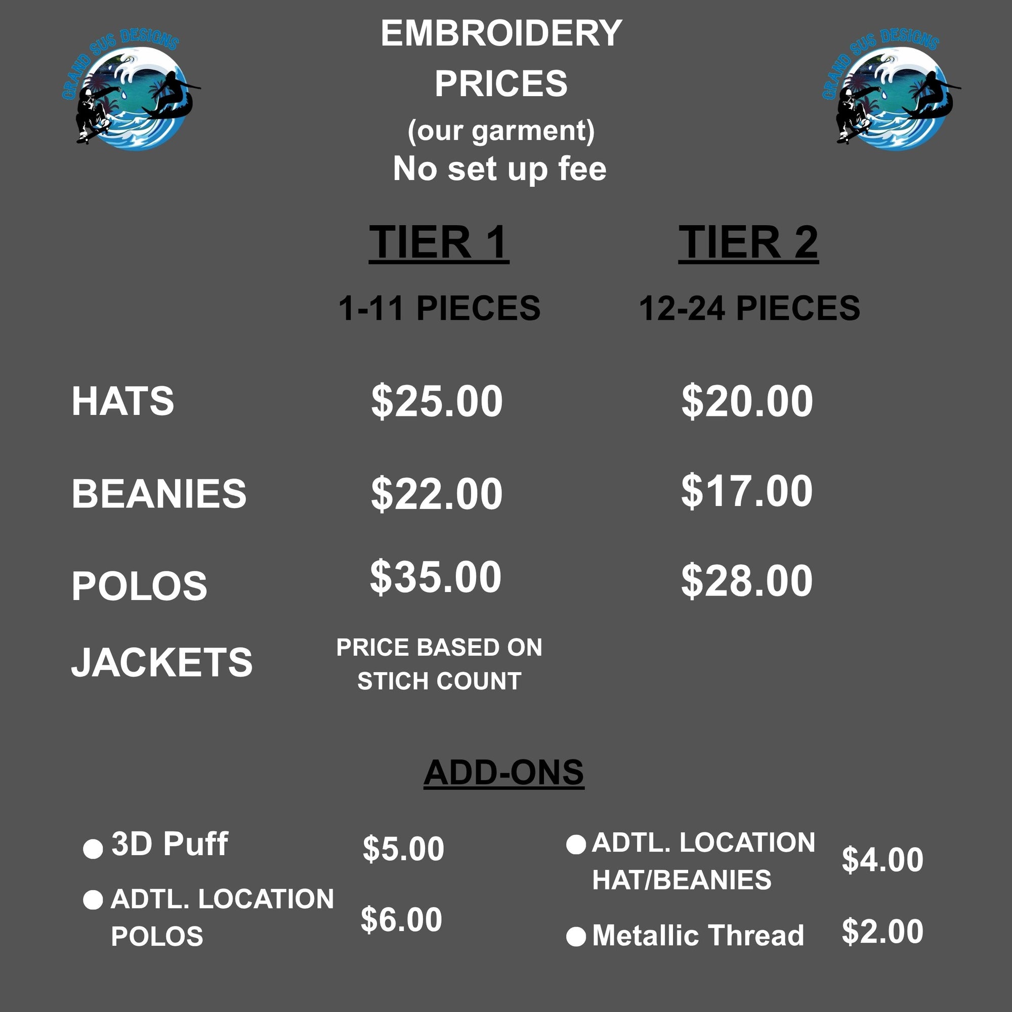 Hats, Beanies & Polos (Our Garments)