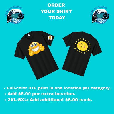 Custom Image T-Shirts | Full Color DTF Printing