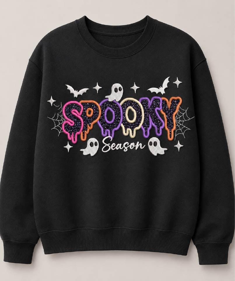 Custom Halloween Glitter Sweater | Choose Glitter or Felt