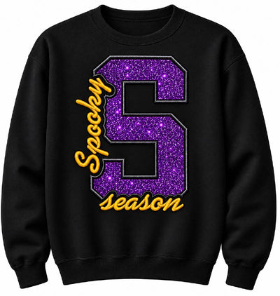 Custom Halloween Glitter Sweater | Choose Glitter or Felt