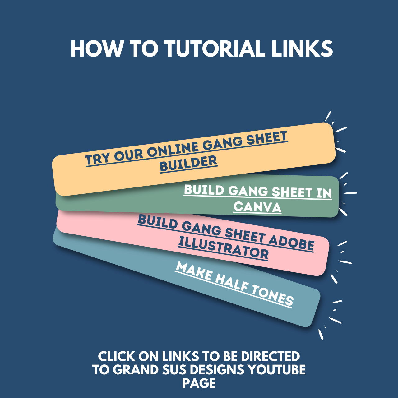 "HOW TO" TUTORIAL LINKS