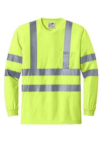 ANSI 107 CLASS 3 LONG SLEEVE SNAG-RESISTANT REFLECTIVE T-SHIRT - Grand Sus Designs