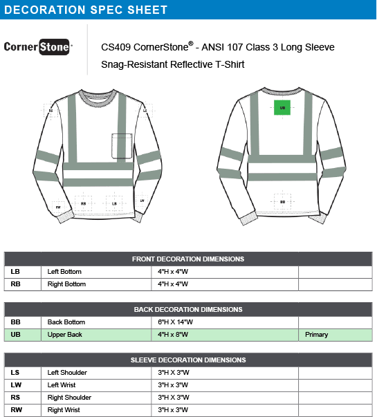 ANSI 107 CLASS 3 LONG SLEEVE SNAG-RESISTANT REFLECTIVE T-SHIRT - Grand Sus Designs