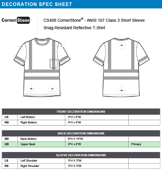 ANSI 107 CLASS 3 SHORT SLEEVE SNAG-RESISTANT REFLECTIVE T-SHIRT - Grand Sus Designs