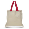 Color handle cotton totes