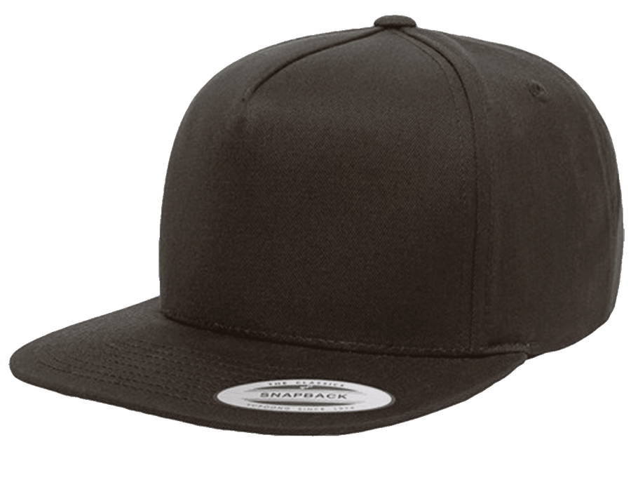 Yupoong 6007 Five-Panel Flat Bill Cap - Grand Sus Designs