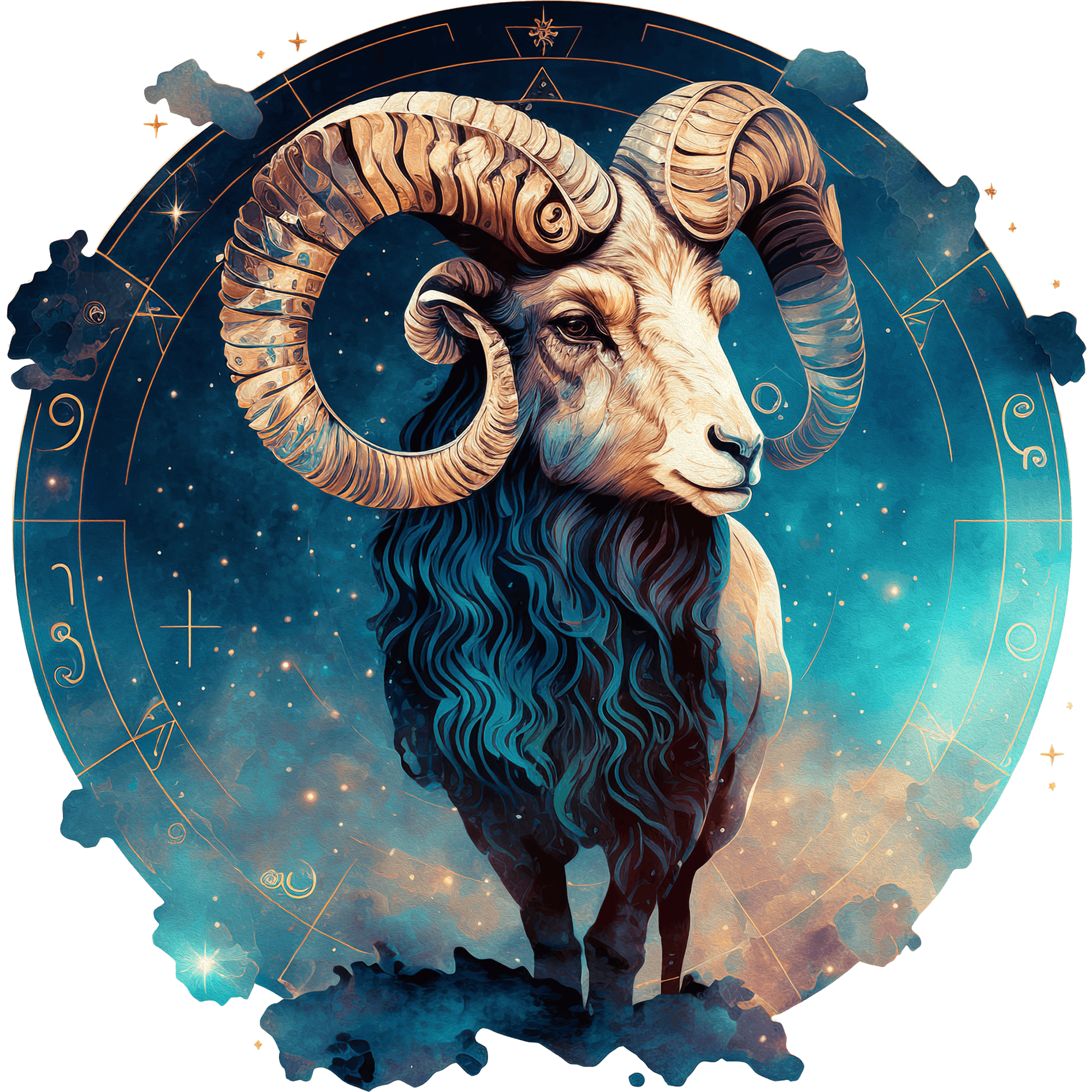 Aries Zodiac Sign - Grand Sus Designs